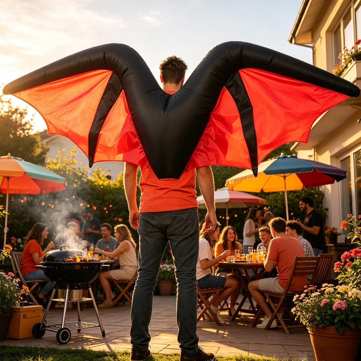 Adults Inflatable Wings - Large Angel Wing Costume Accessory