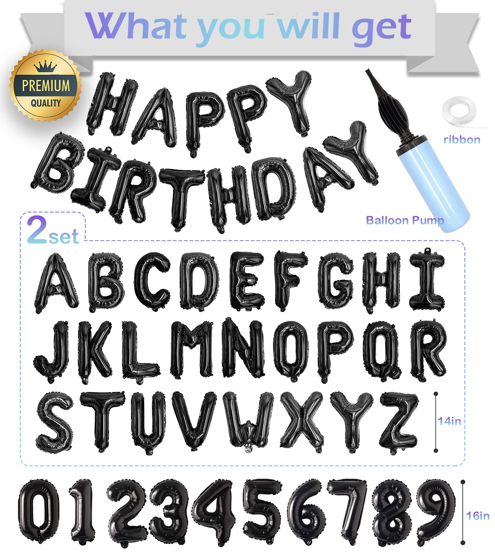 happy birthday balloons