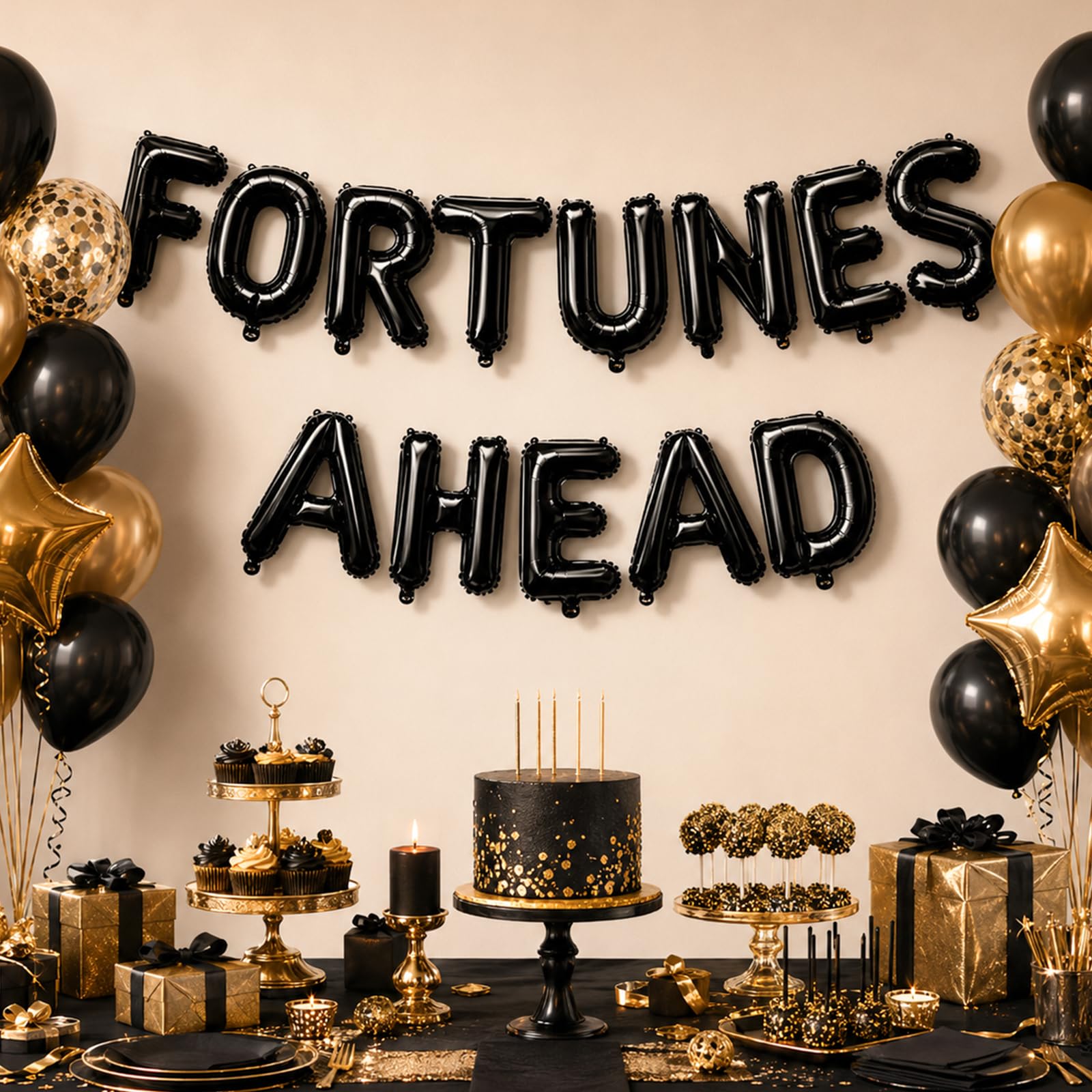 52 Pcs Letter Balloons 2 Sets of A-Z Balloon Banner, 16 Inch Foil Alphabet Letter Balloons Custom Phrase Balloon for Birthday, Graduations, Anniversary Celebration Party