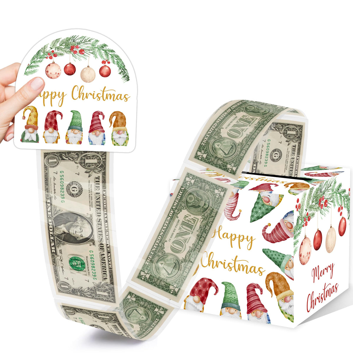 Christmas Surprise Money Box Gift & Indoor Holiday Decor