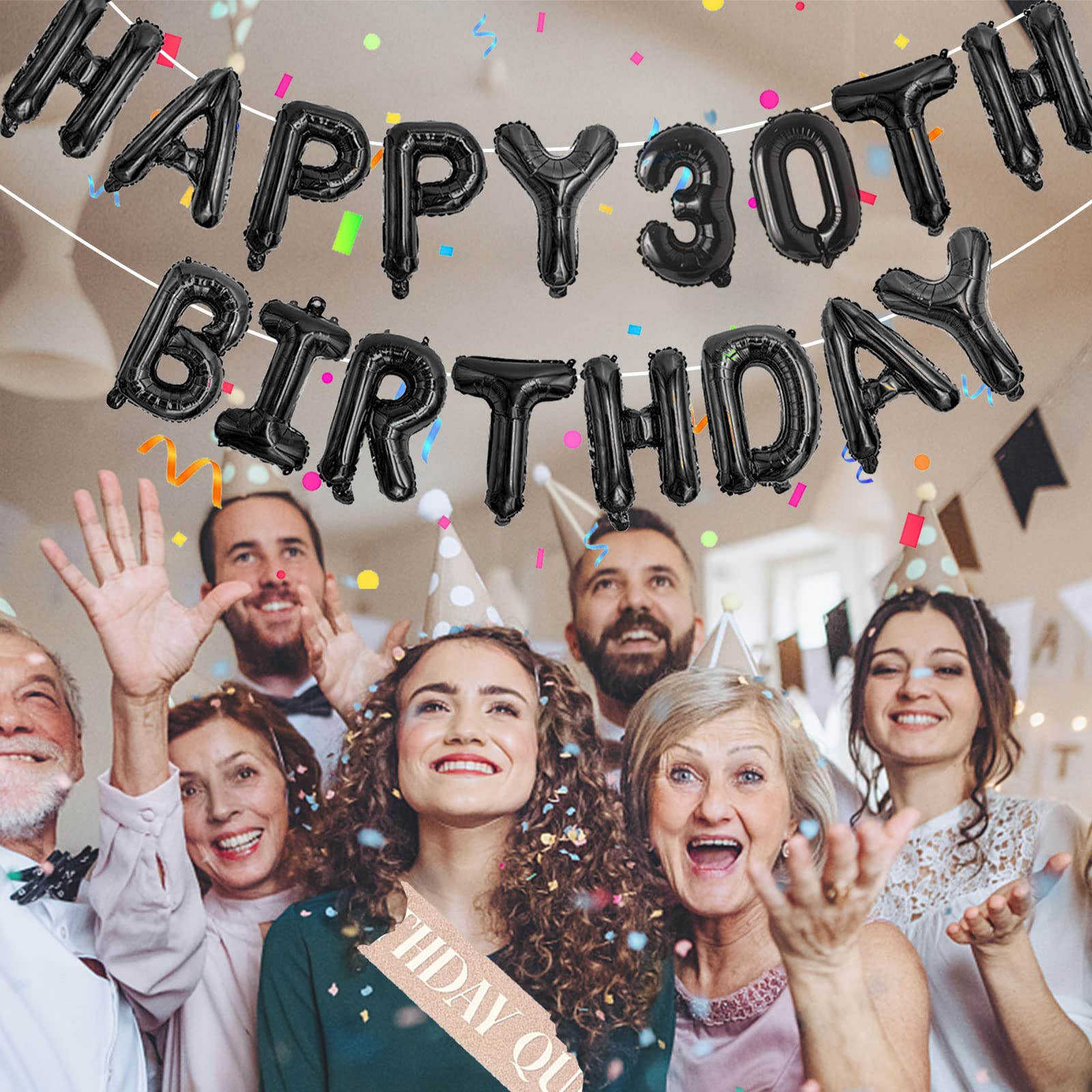 happy birthday balloons
