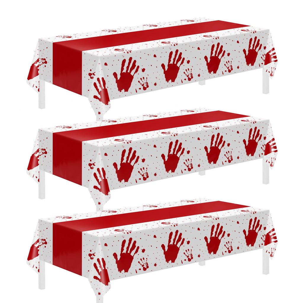 54 x 108-Inch Disposable Plastic Party Tablecloth Cover