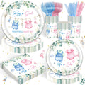 Gender Reveal Babyshower Party Tableware