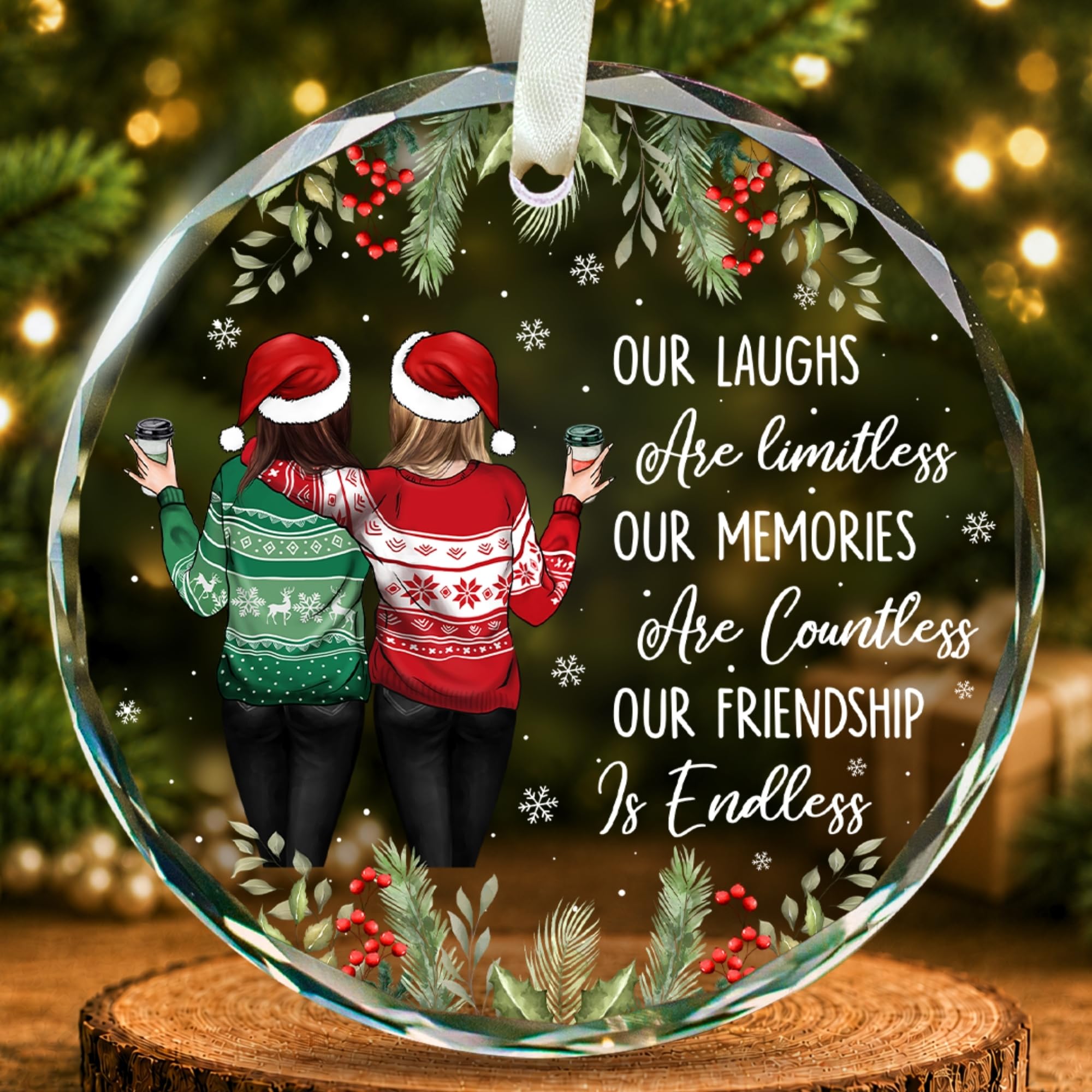 Christian Family Snowman Christmas Ornament for Parents