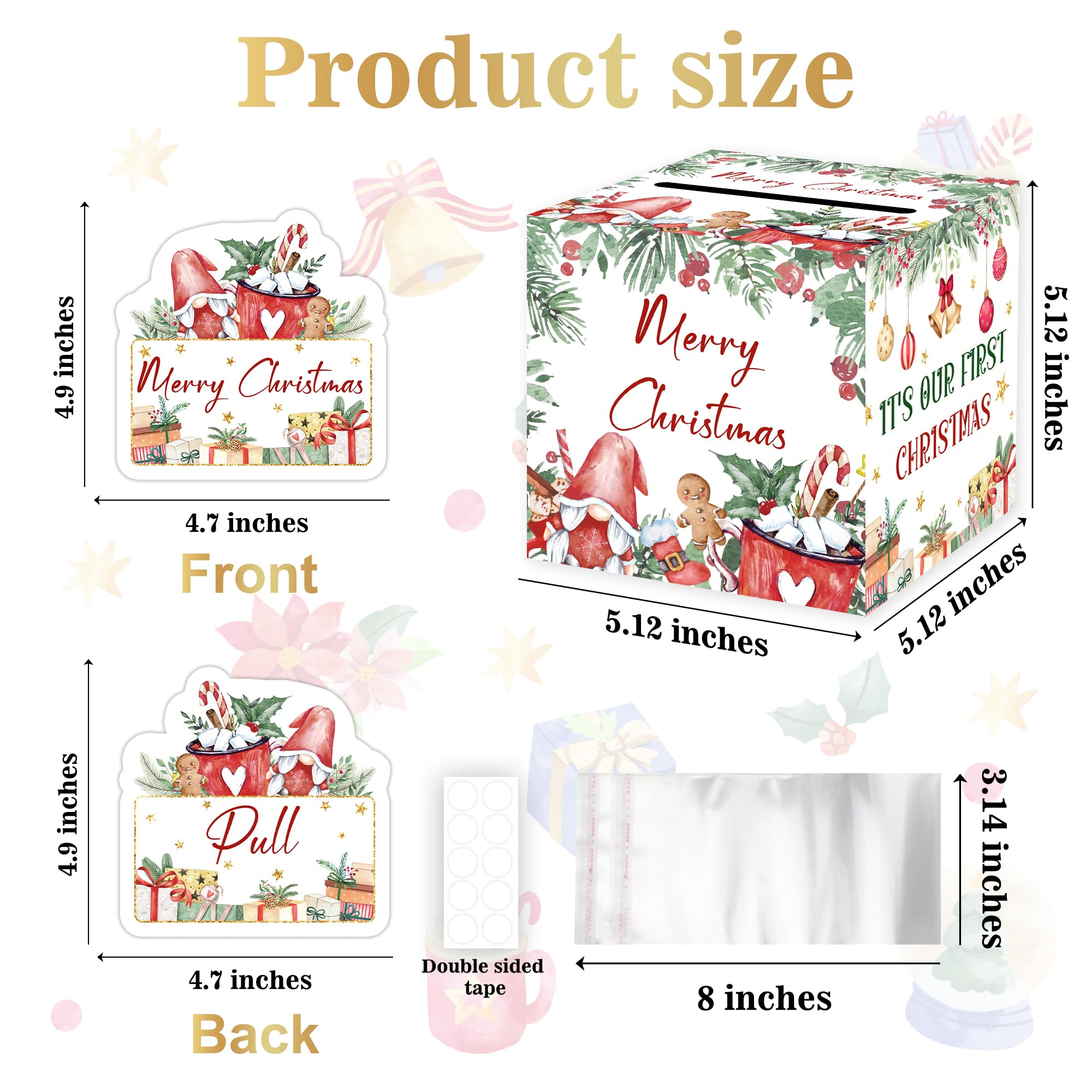 Christmas Surprise Money Box Gift & Indoor Holiday Decor