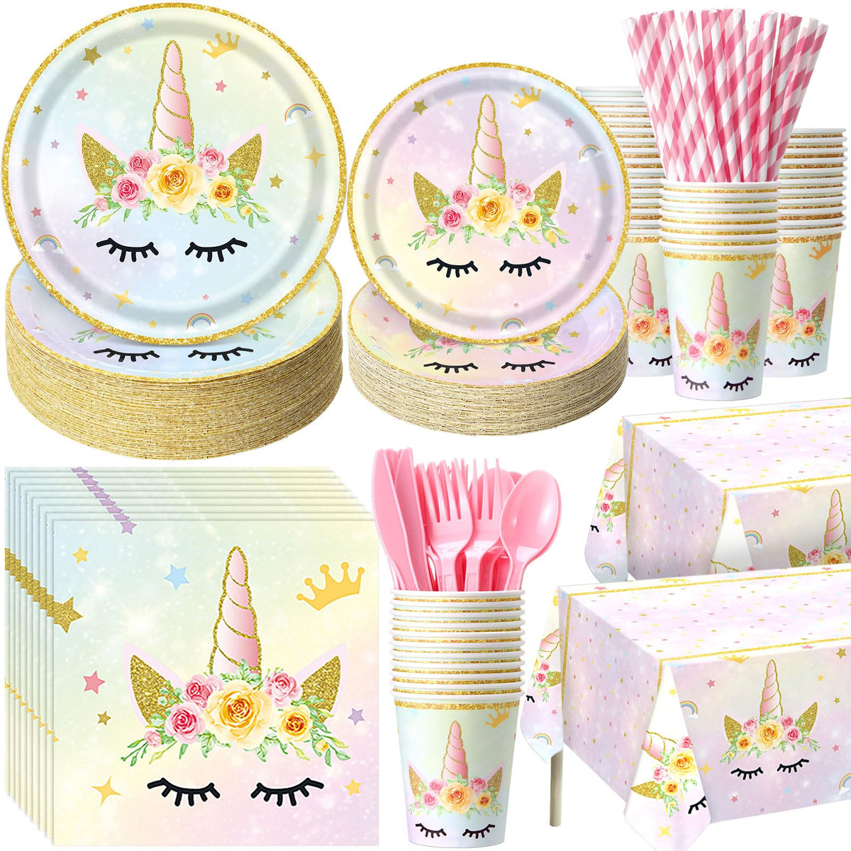 452-Piece Complete Party Supplies Set for Celebrations