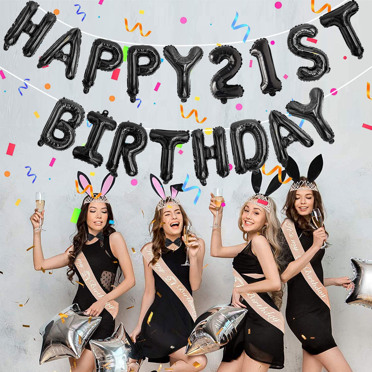 happy birthday balloons