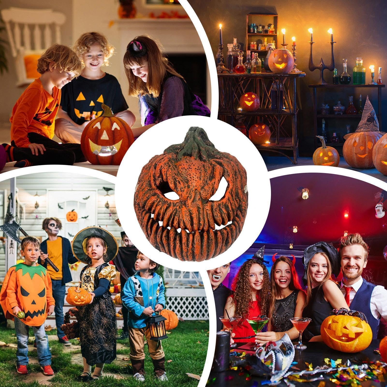 Wearable Halloween Lantern - 130g Skeleton Prop For Party & Photo Boot