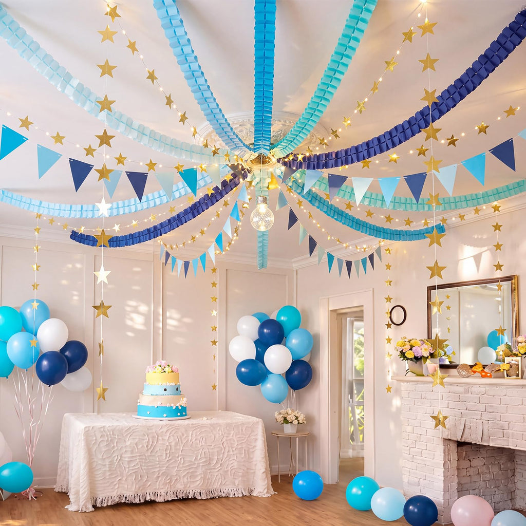Frienda 15 Pcs Paper Chains Strips Set, Party Decorations