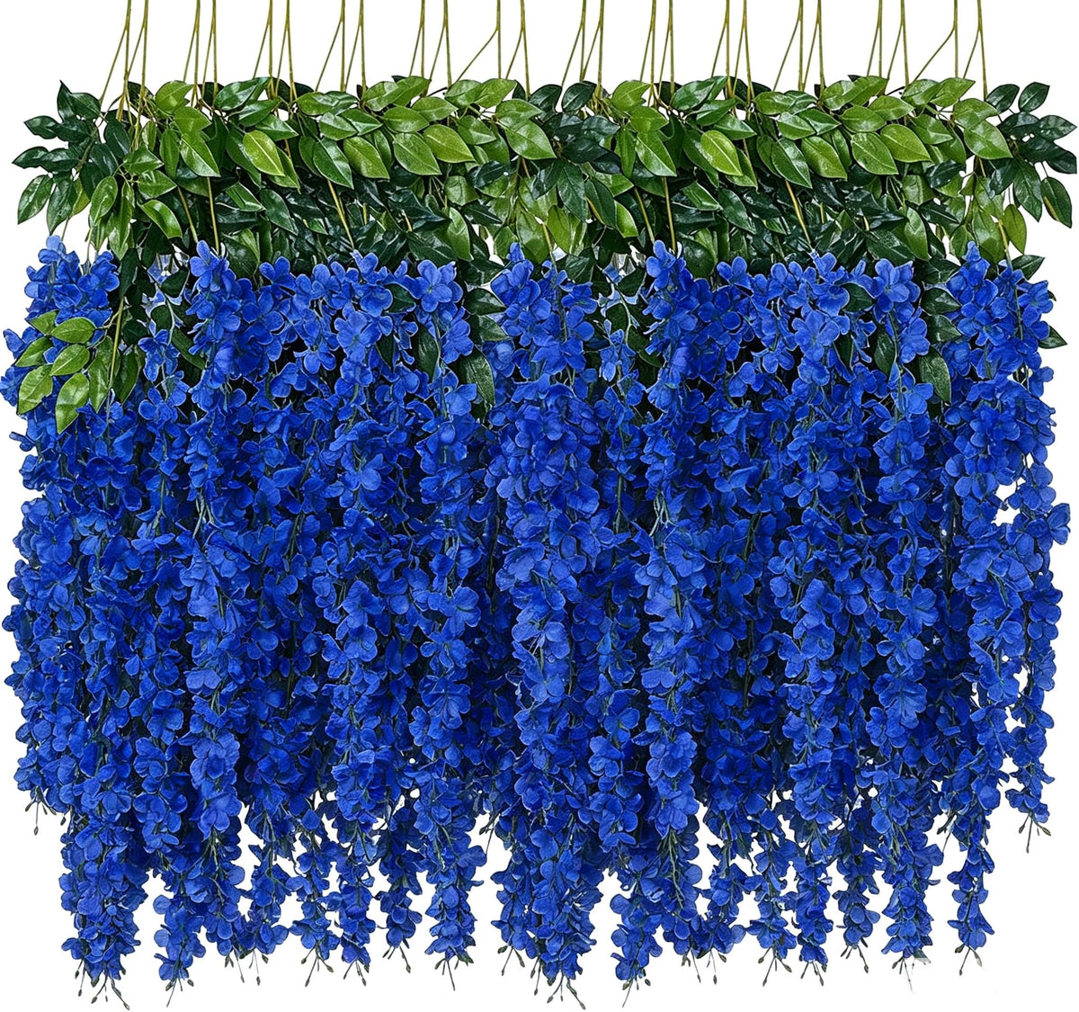 12-Piece Artificial Wisteria Hanging Garland for Wedding Decor