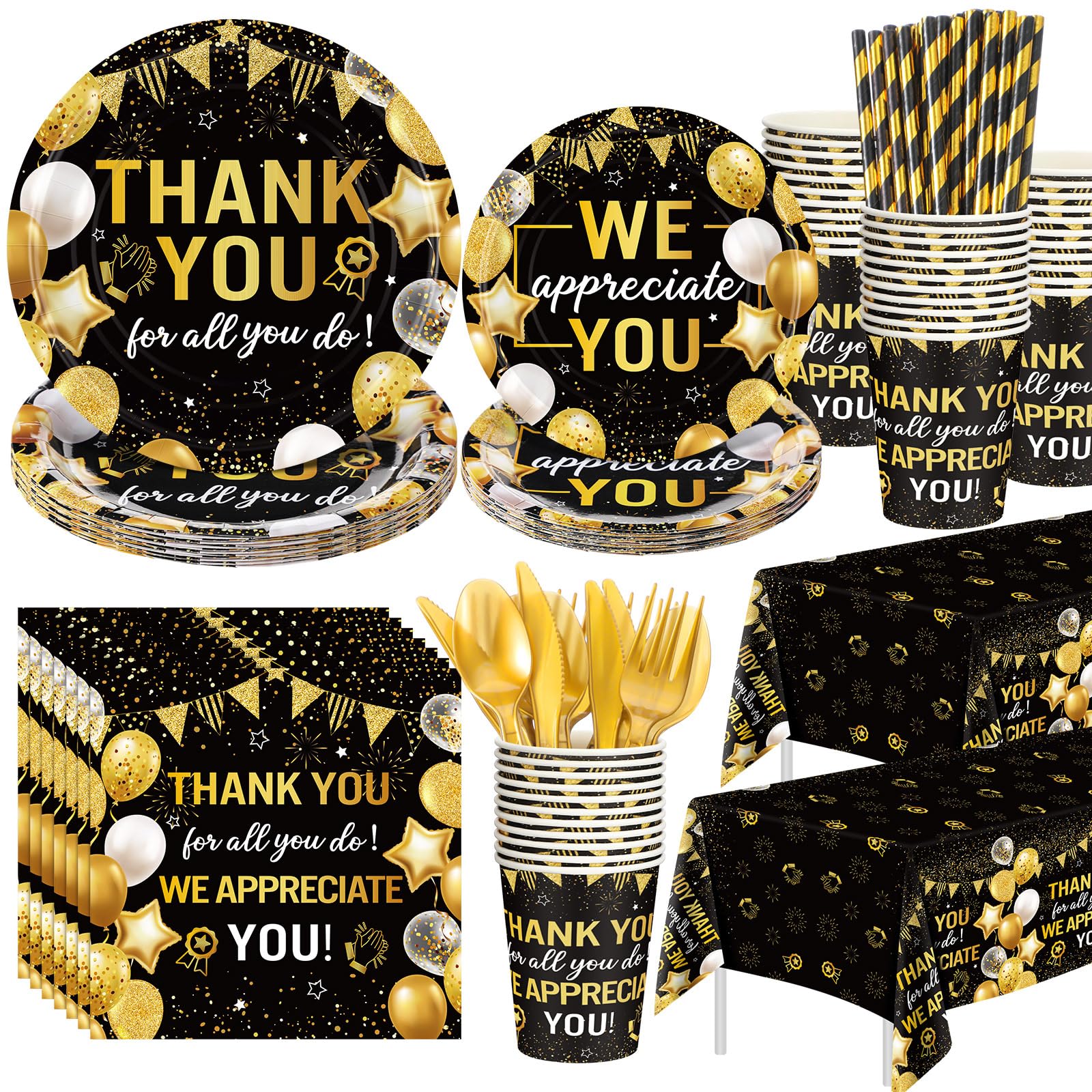 452-Piece Complete Party Supplies Set for Celebrations